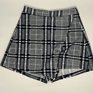 checked shorts